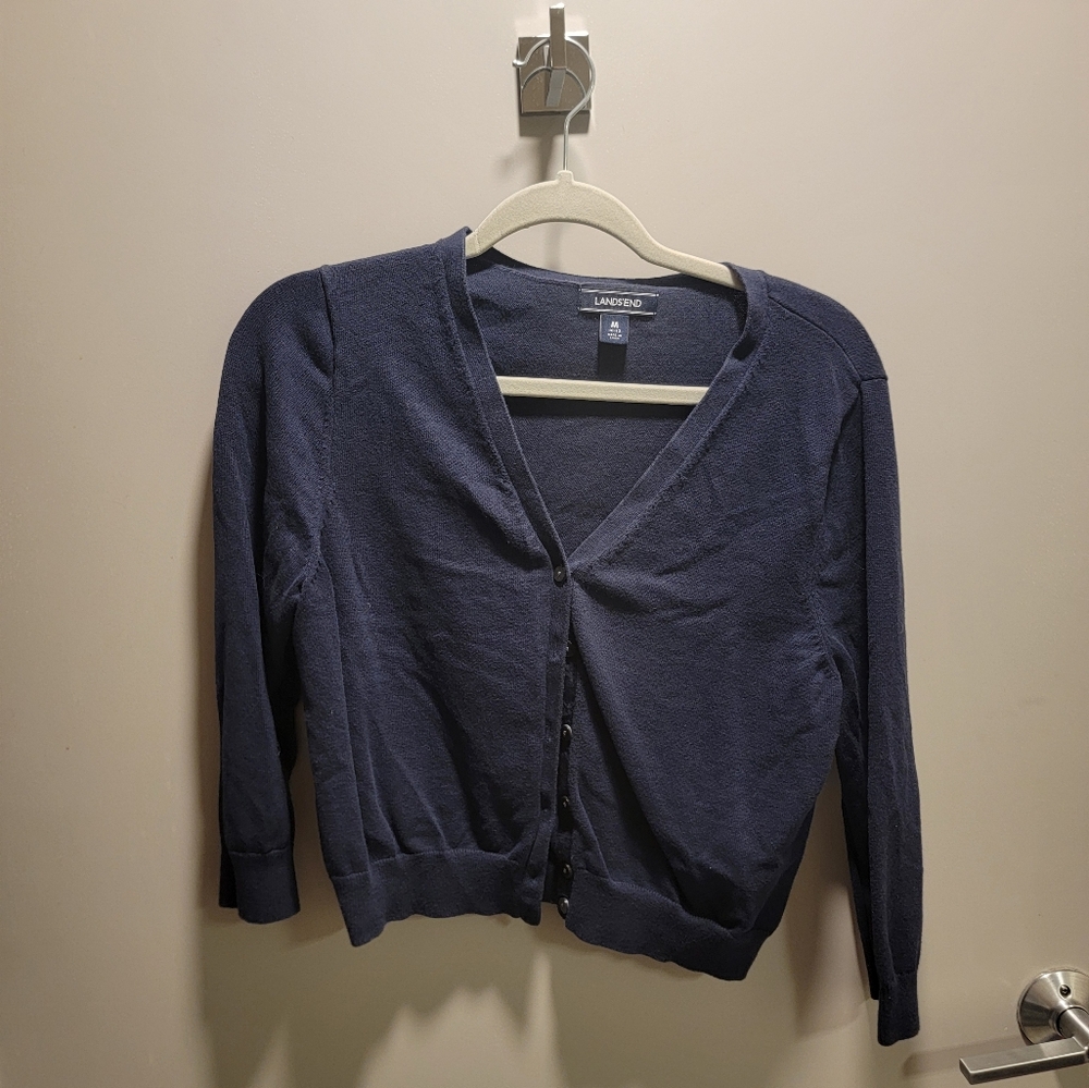 Lands end cardigan